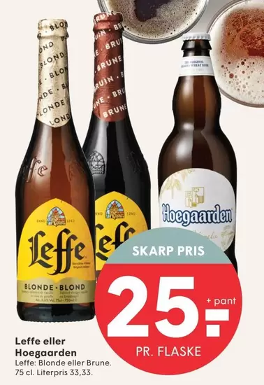 Leffe eller Hoegaarden