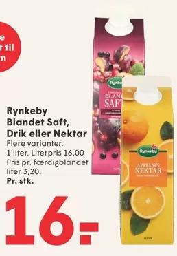 Blandet Saft, Drik eller Nektar
