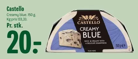 Creamy blue