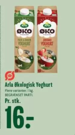 Arla - Økologisk Yoghurt