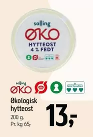 Økologisk hytteost