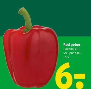 Rød peber