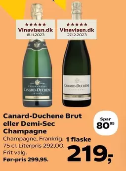 Brut eller Demi-Sec Champagne