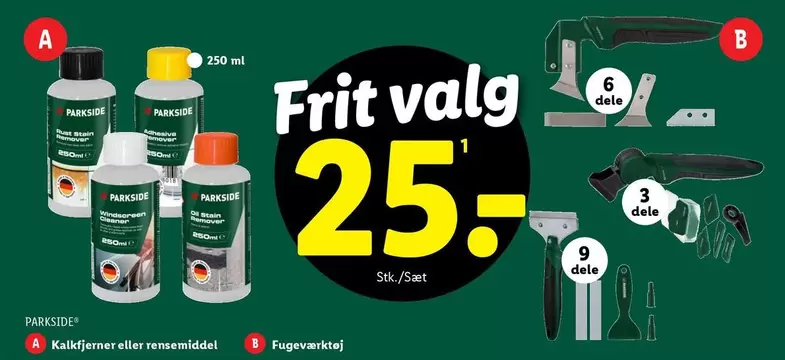 Kalkfjerner eller rensemiddel, Fugeværktøj