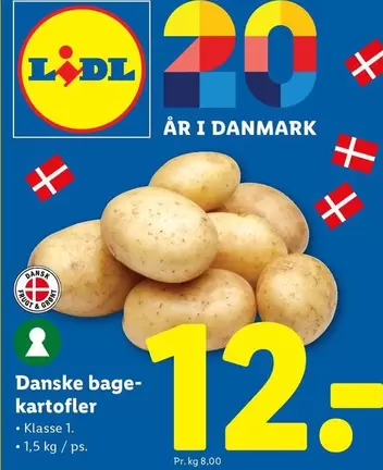 Danske bage-kartofler