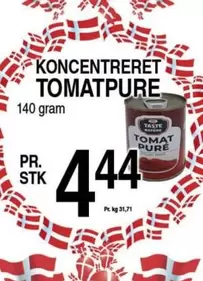 KONCENTRERET TOMATPURE