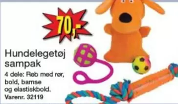 Hundelegetøj sampak