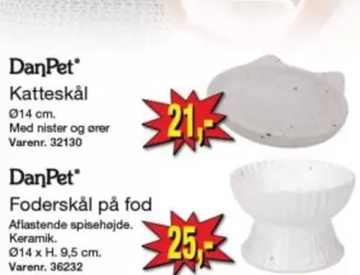 Keramik - Katteskål