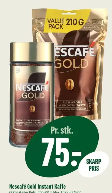 Gold Instant Kaffe