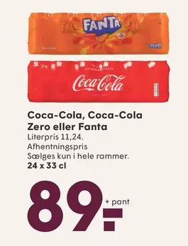 Coca Cola - Coca-Cola, Coca-Cola Zero eller Fanta