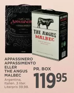 APPASSINERO APPASSIMENTO ELLER THE ANGUS MALBEC