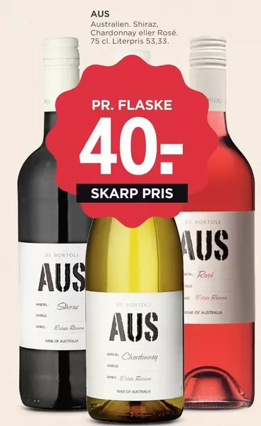 Shiraz, Chardonnay eller Rose