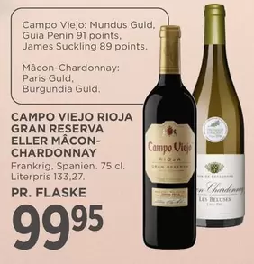 RIOJA GRAN RESERVA ELLER MACON-CHARDONNAY