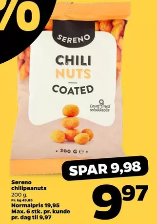 Chili - peanuts