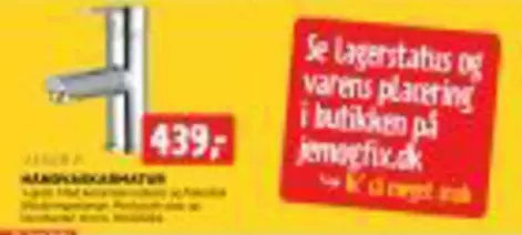 Håndvaskarmatur