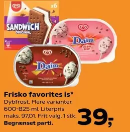 Frisko favorites is