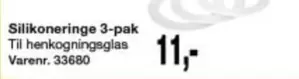 Silikoneringe 3-pak
