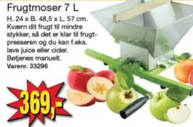 Frugtmoser 7 L