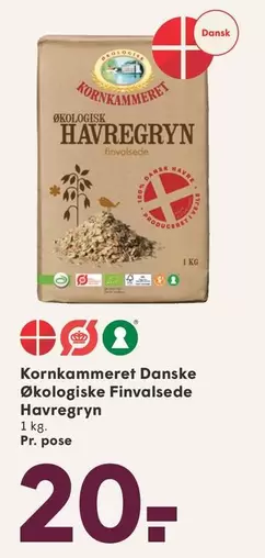 Danske Økologiske Finvalsede Havregryn