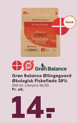 Øllingegaard Økologisk Piskefløde 38%