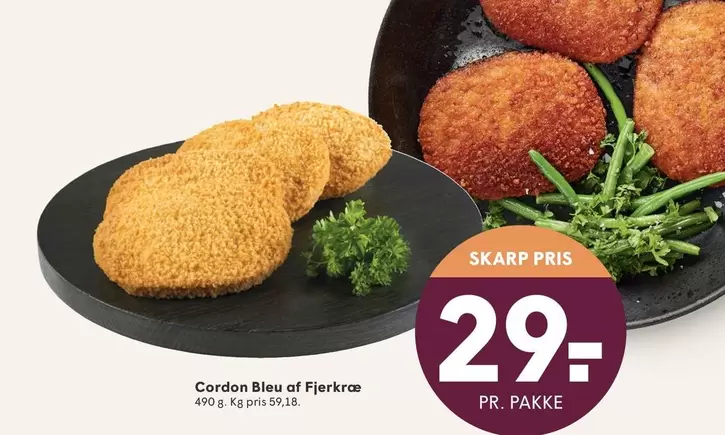 Cordon Bleu af Fjerkræ