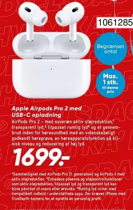 Dac - Airpods Pro 2 med USB-C opladning