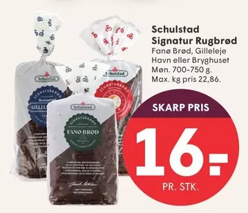 Signatur Rugbrød
