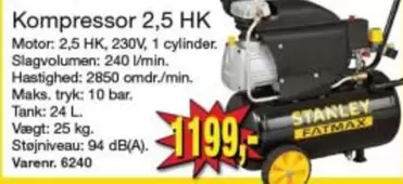 Cylinder - Kompressor 2,5 HK