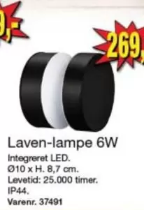 Laven-lampe 6W