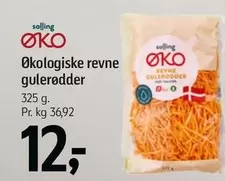 Økologiske revne gulerødder