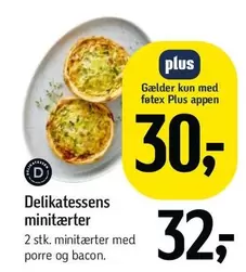 Delikatessens minitærter