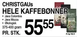 Java - HELE KAFFEBØNNER