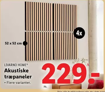 Akustiske træpaneler