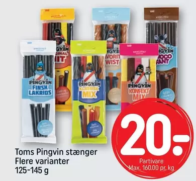 Pingvin stænger