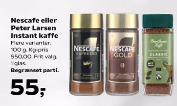 Instant kaffe