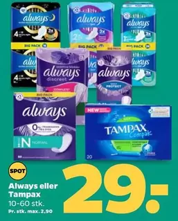 Always eller Tampax