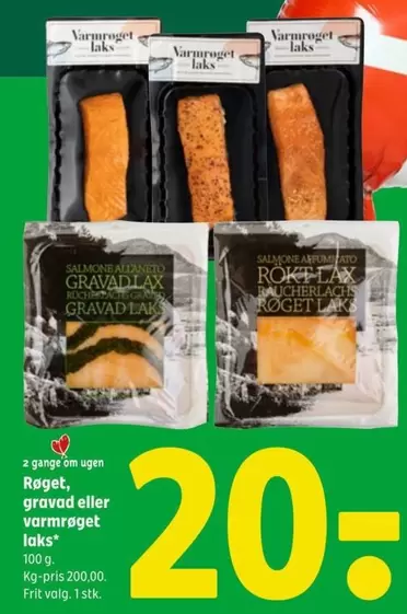 Røget, gravad eller varmrøget laks