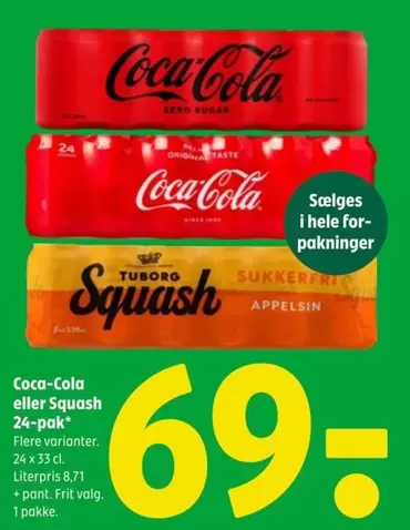 Coca Cola - Coca-Cola eller Squash