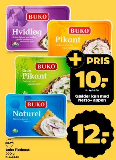 Buko flødeost