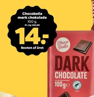 mørk chokolade