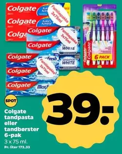 tandpasta eller tandbørster