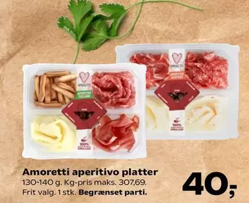 Amoretti aperitivo platter