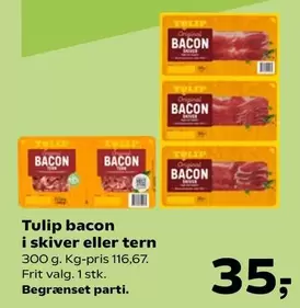 Bacon I Skiver Eller Tern