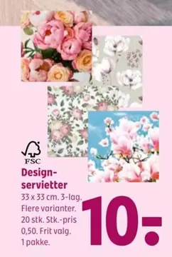 Design-servietter