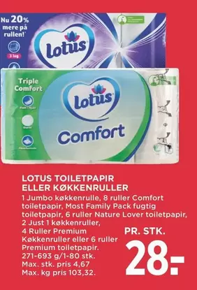 TOILETPAPIR ELLER KØKKENRULLER