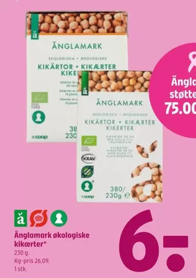 økologiske kikærter