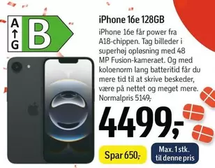iPhone 16e 128GB