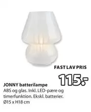 JONNY batterilampe