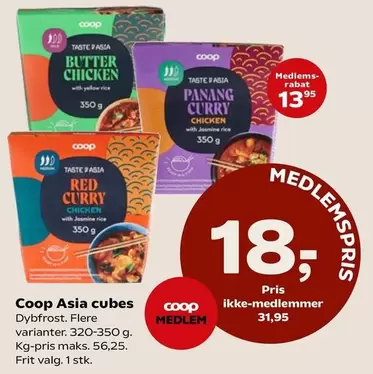 Red - Asia cubes