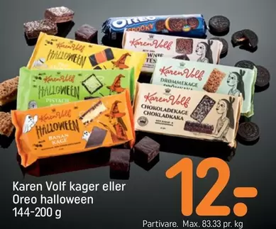 Karen -  Volf kager eller Oreo halloween